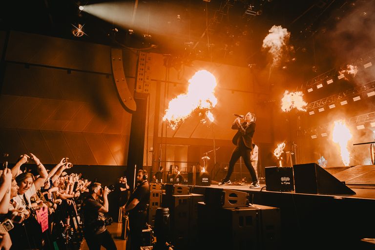 Shinedown performing live at AEC Theatre in Adelaide